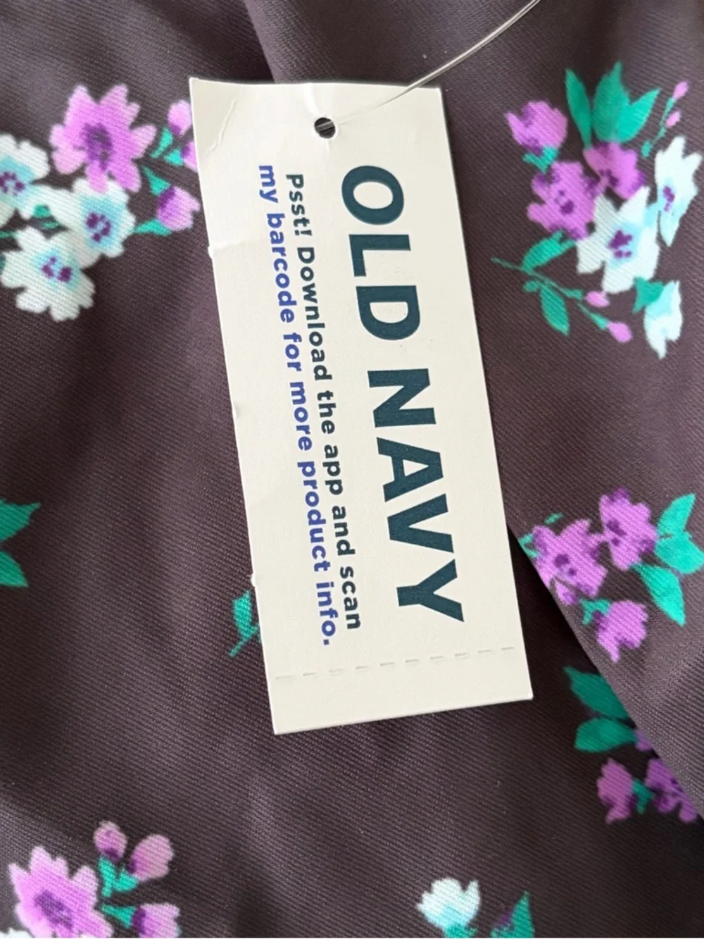 NEW‎ Girls Plus Old Navy Black Floral High-Waisted PowerSoft Skort 10-12 - NWT